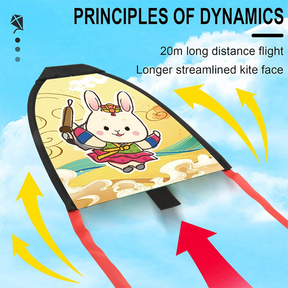 FLYING LAUNCHER AIRPLANE KITE FOR KIDS