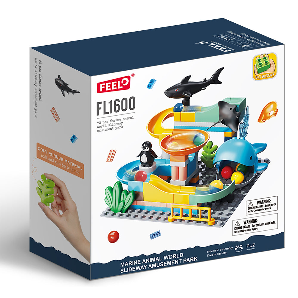 SHARK EDUCATIONAL BUILDING BLOCK TRACK SET