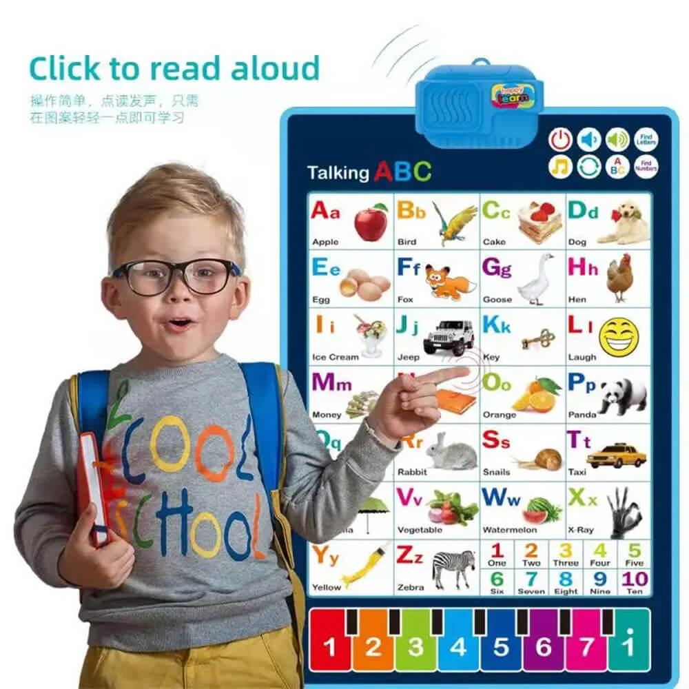 EDUCATIONAL LEARNING HANGING CHART FOR KIDS