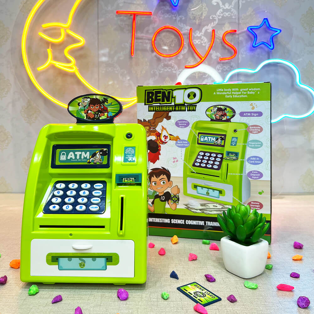 INTELLIGENT BEN 10 ATM WITH LIGHTS & SOUND