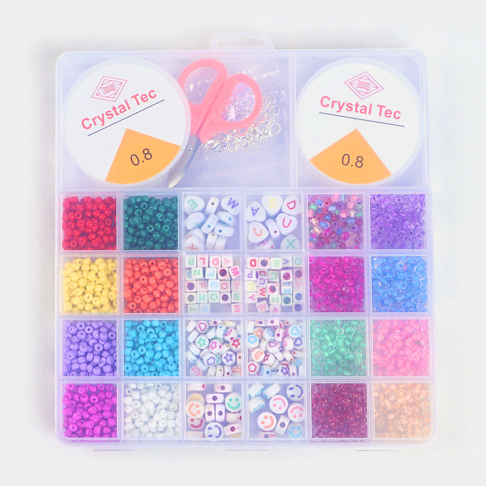 GIRLS BEADS SET FOR CREATIVE PLAY