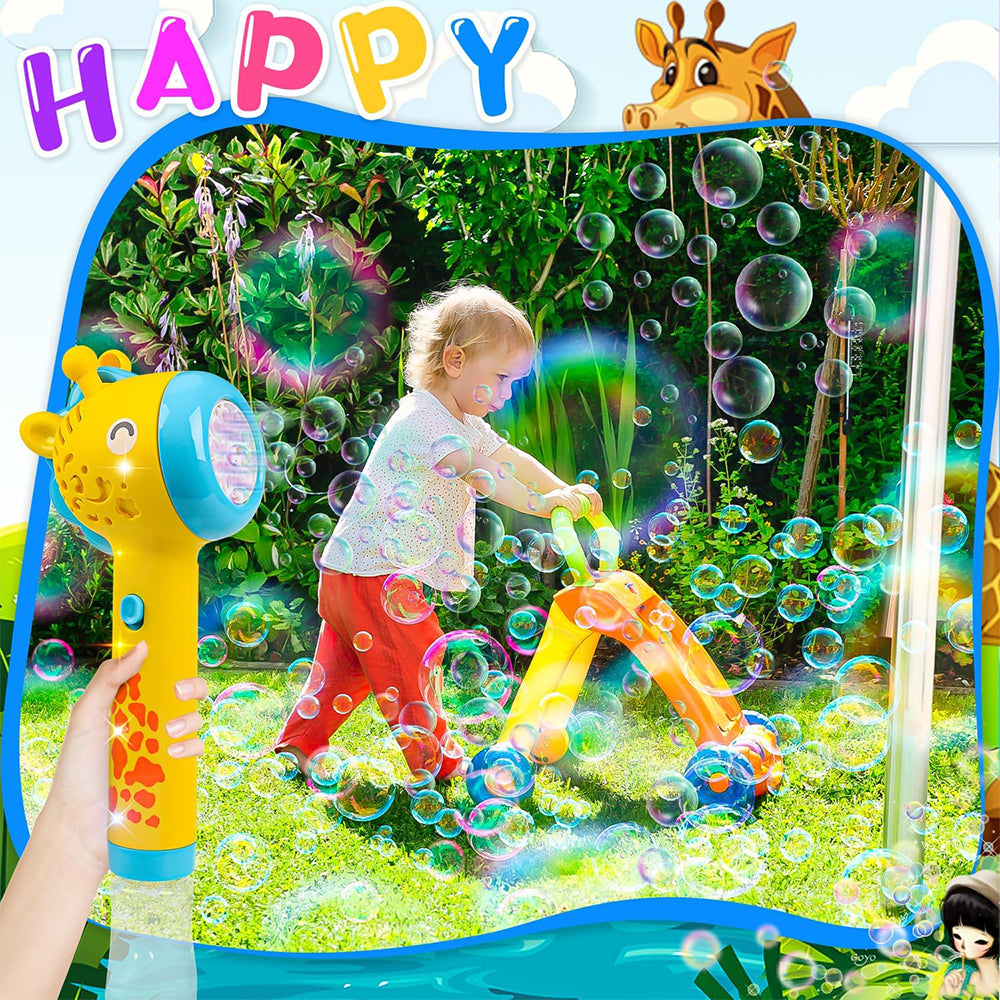 GIRAFFE BUBBLE GUN FOR KIDS