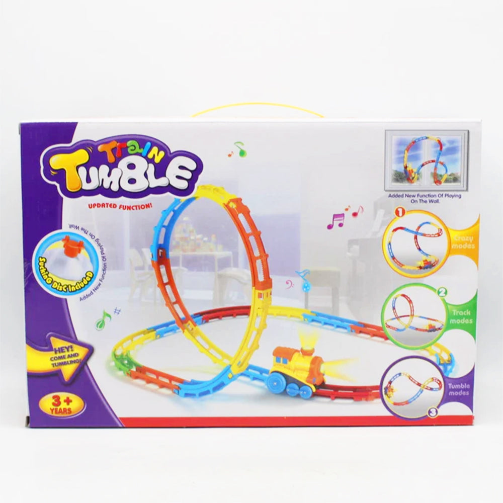 TRAIN TUMBLE TRACK WITH LIGHT & SOUND