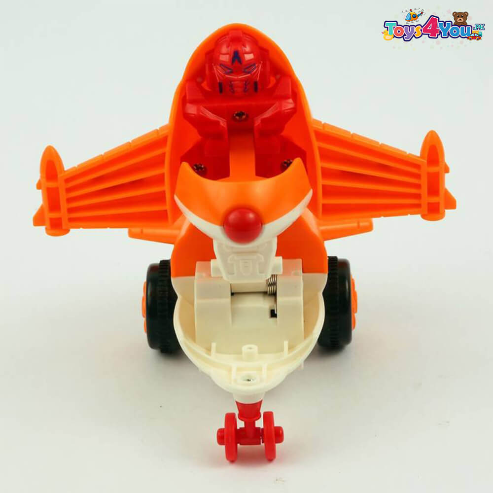 TRANSFORMER STUNT PLANE FRICTION TOY