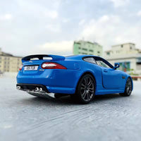 Thumbnail for BBURAGO 1:24 JAGUAR XKR-S BLUE ROADSTER ALLOY DIECAST MODEL