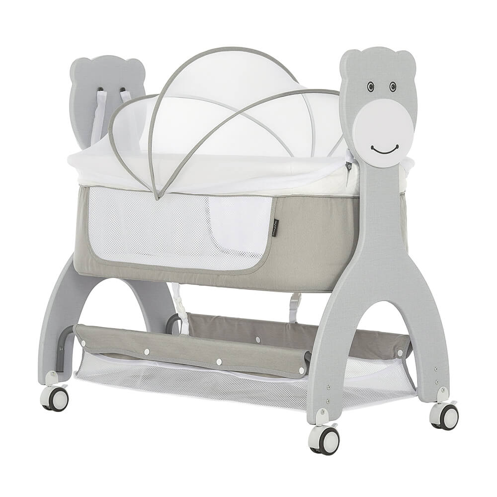 NEWBORN BABY CRADLE WITH CUTE BEAR DESIGN