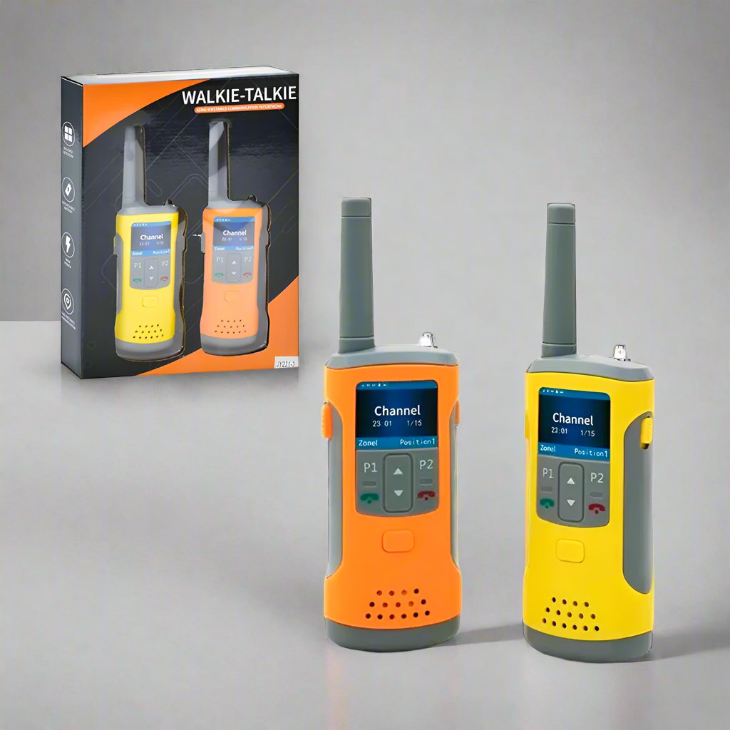 WALKIE-TALKIE WITH FLASHLIGHT 2 PCS