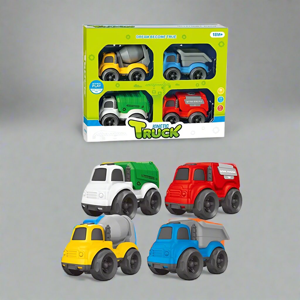 KINETIC TRUCK TOY WITH FRICTION