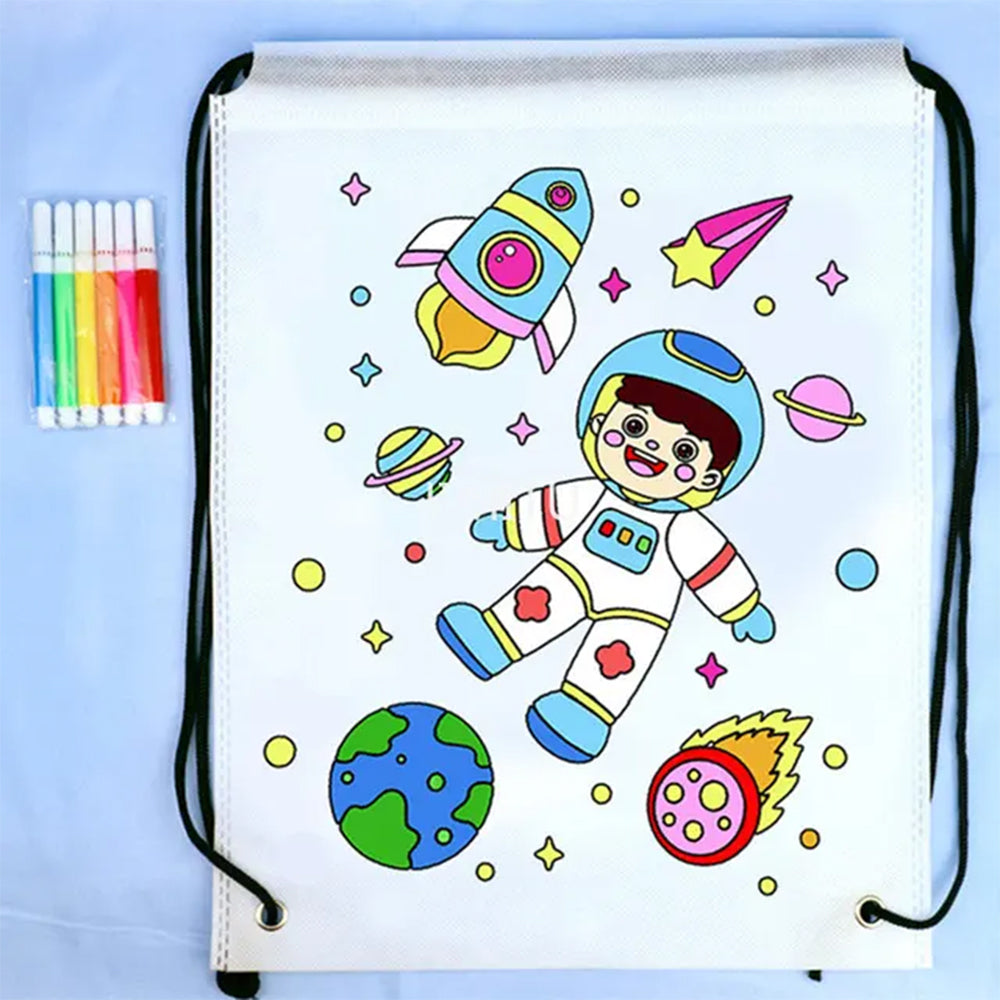 DIY COLORING BACKPACK FOR KIDS