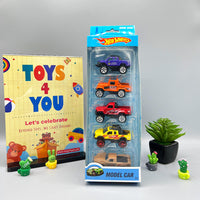 Thumbnail for HOTWHEEL PACK OF 5 MINI MODEL CAR