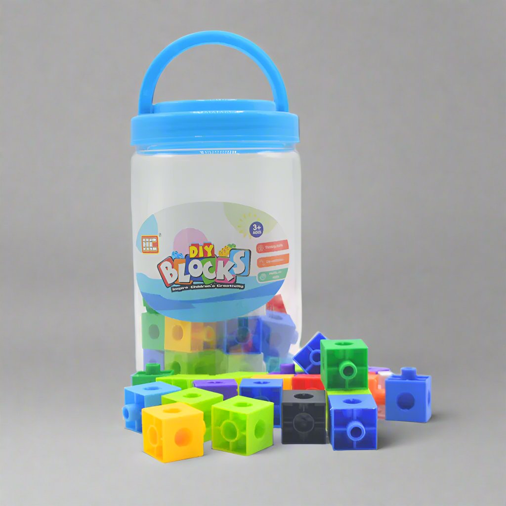 MULTI-COLOR BUILDING BLOCKS - 50 PC