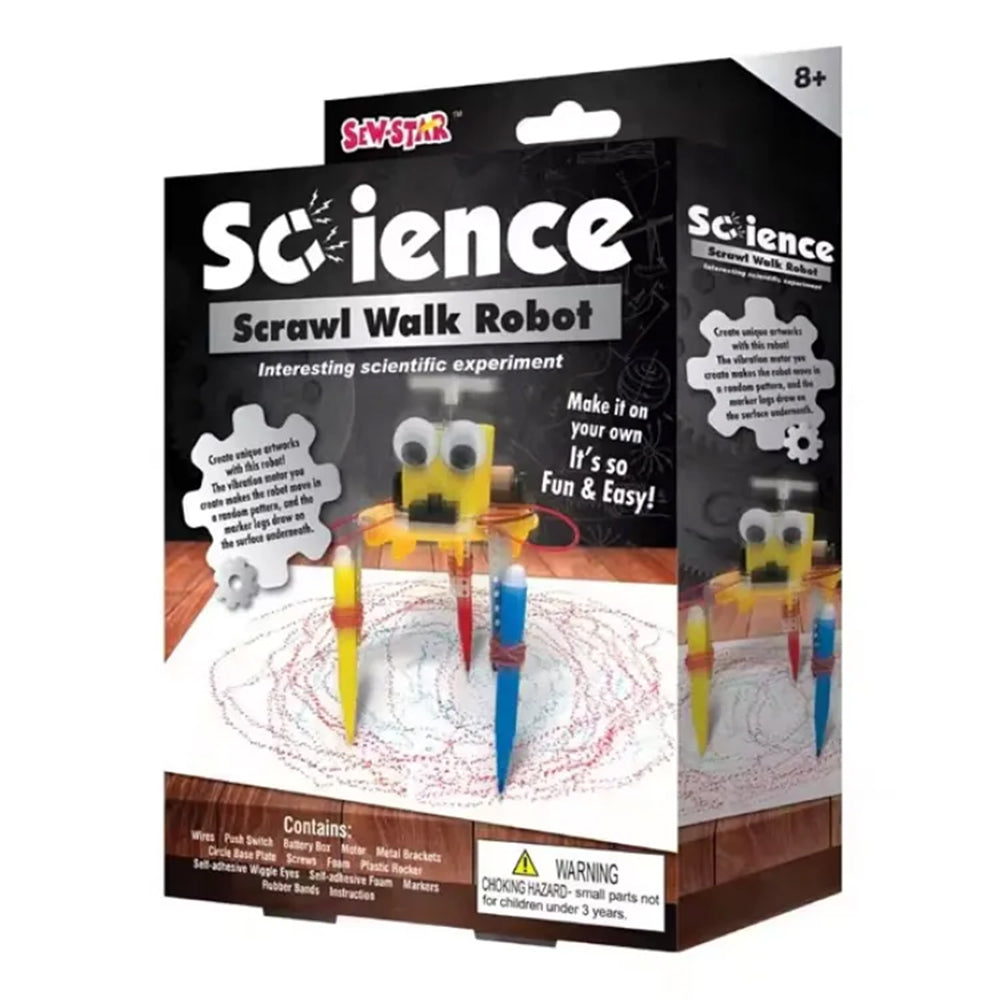 SCIENCE SCRAWL WALK ROBOT FOR KIDS