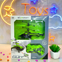 Thumbnail for 2 IN 1 KIDS HAND CONTROL HELICOPTER WITH GUN