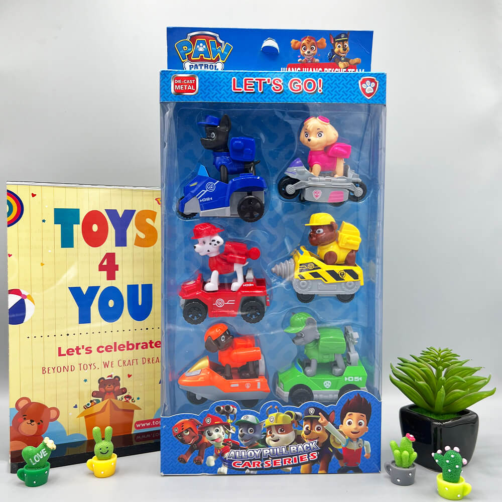 PAW PATROL DOGS RESCUE SET - 6 PCS