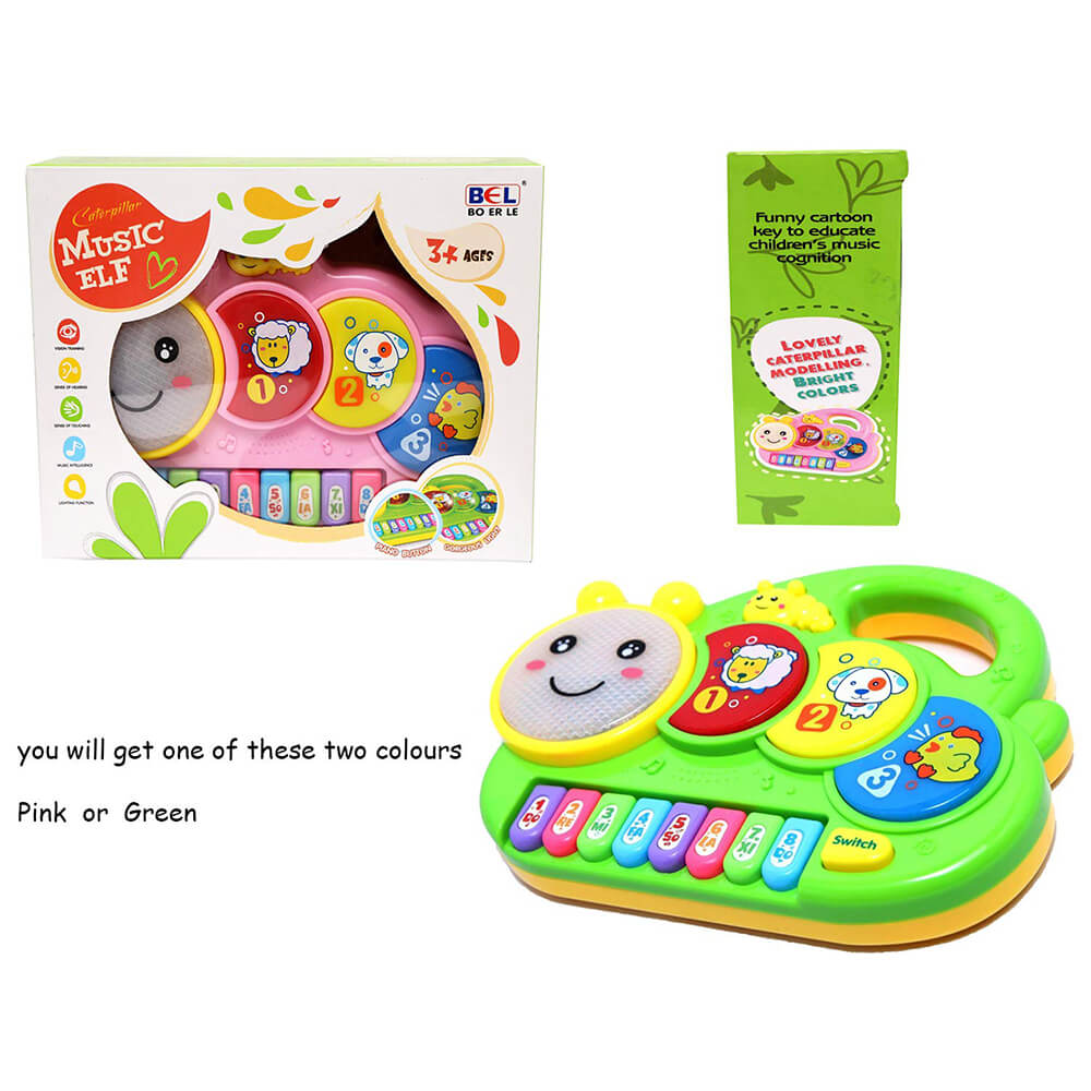 3 IN 1 CATERPILLAR EARLY EDUCATIONAL MUSIC TOY