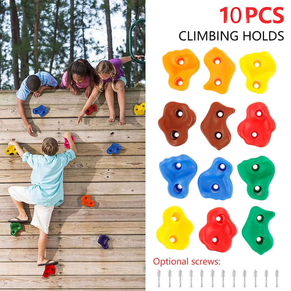 10 PCS - BRACKETS CLIMBING STONES SCREWS SET