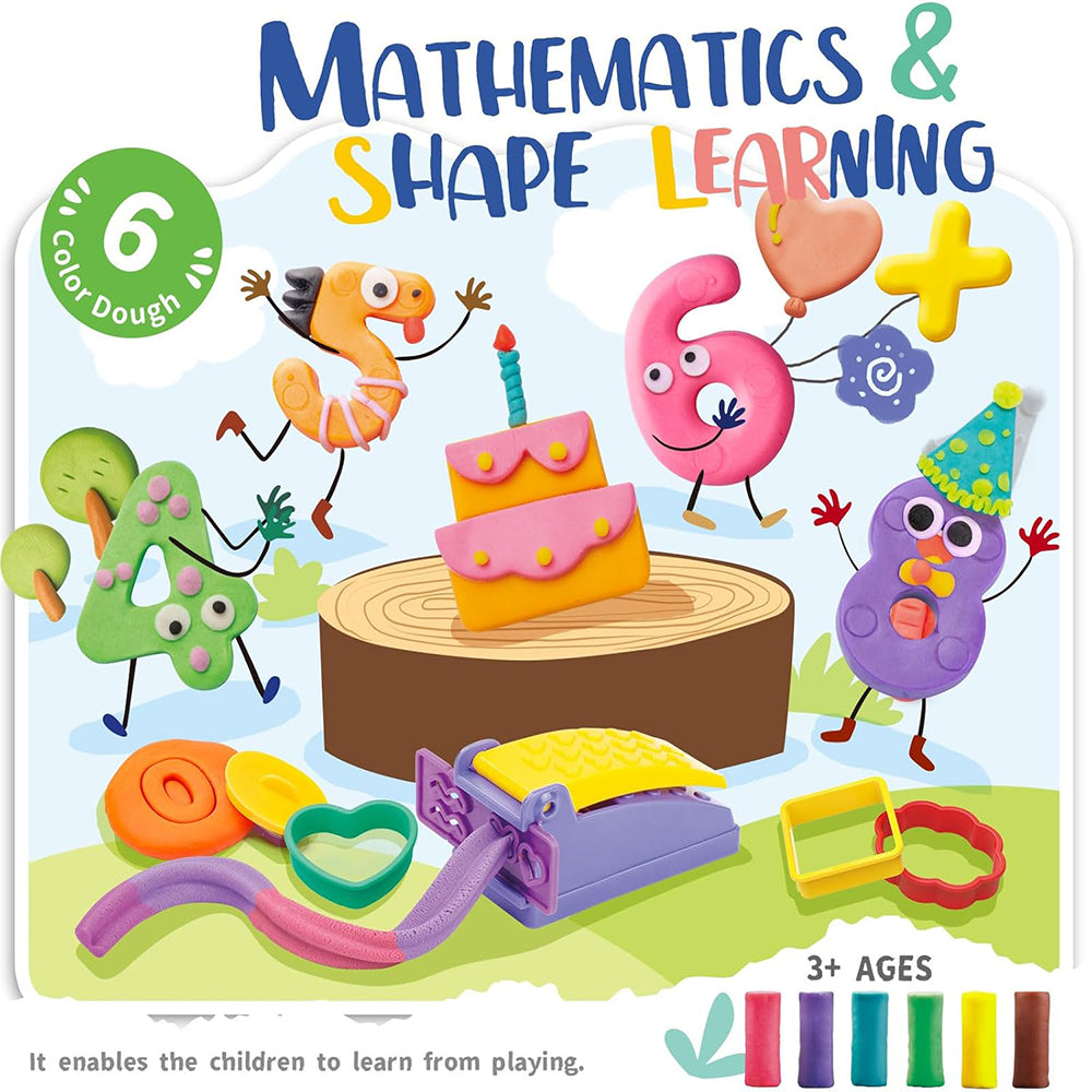 MATHEMATIC & SHAPE LEARNING DOUGH PLAY SET