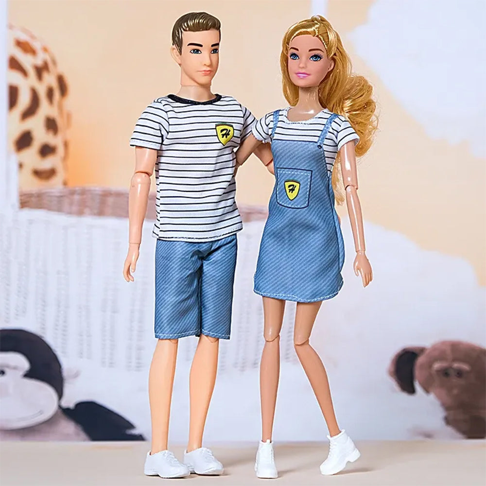 COUPLE BARBIE DOLL SET