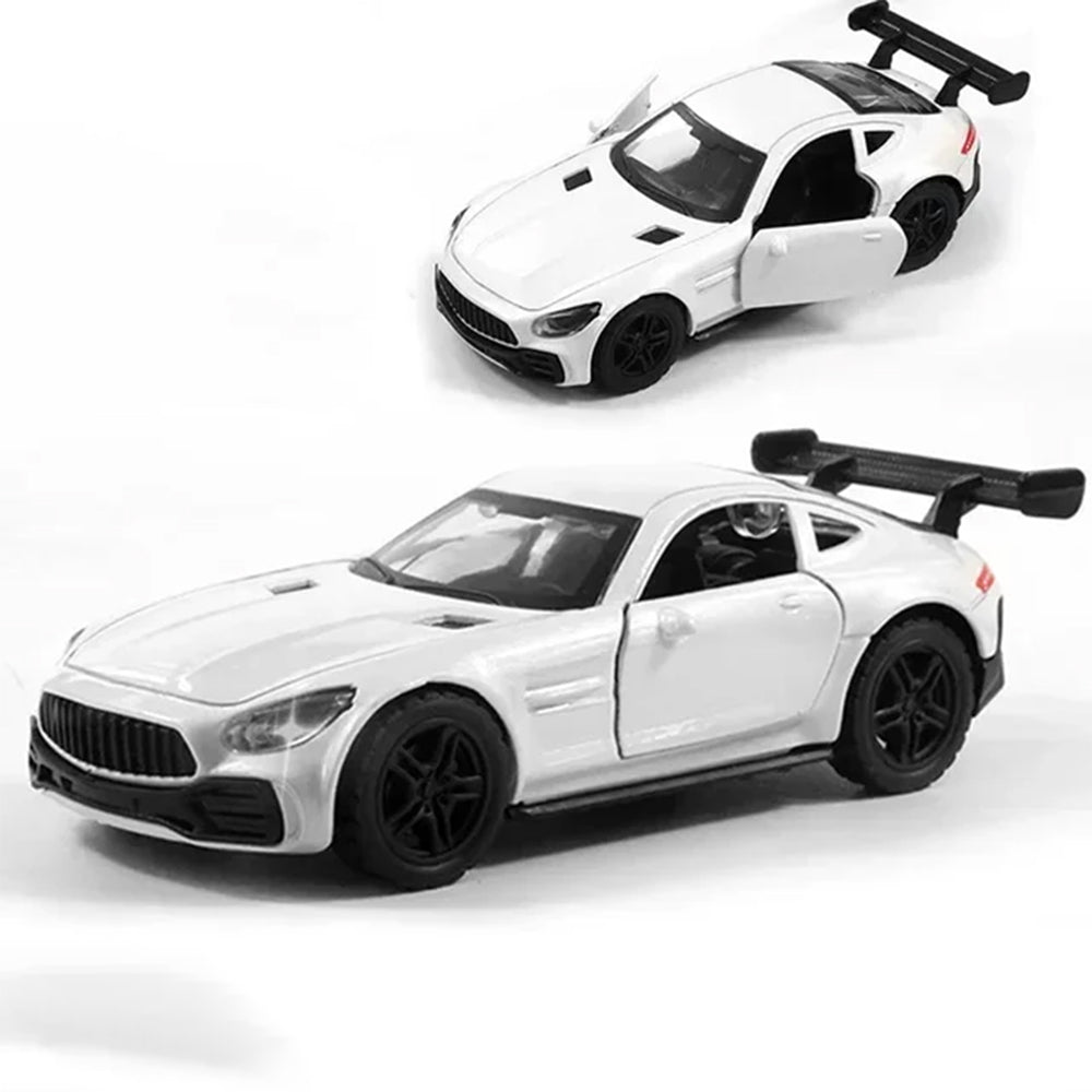 1:36 PULL BACK MERCEDES AMG GT BRABUS DIECAST METAL ALLOY CAR