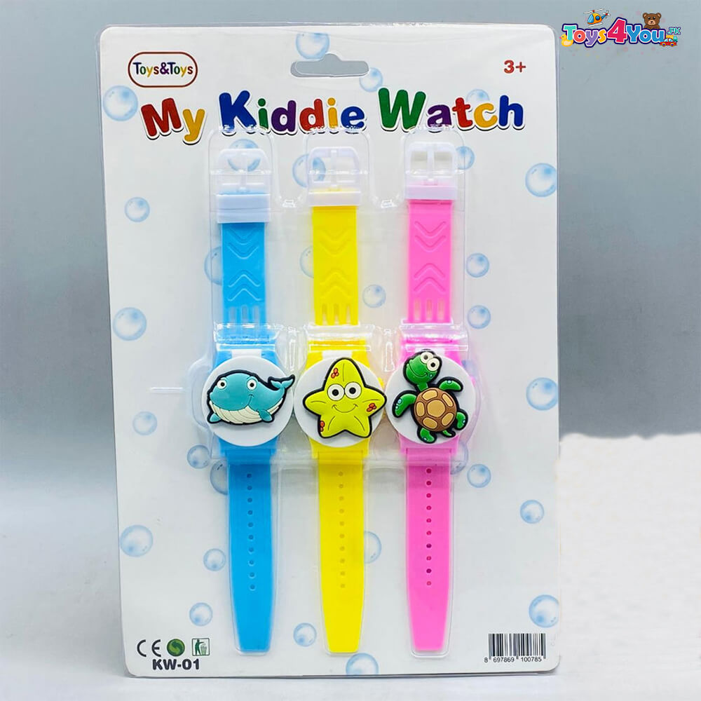 3D CARTOON WRIST WATCH (3PCS)