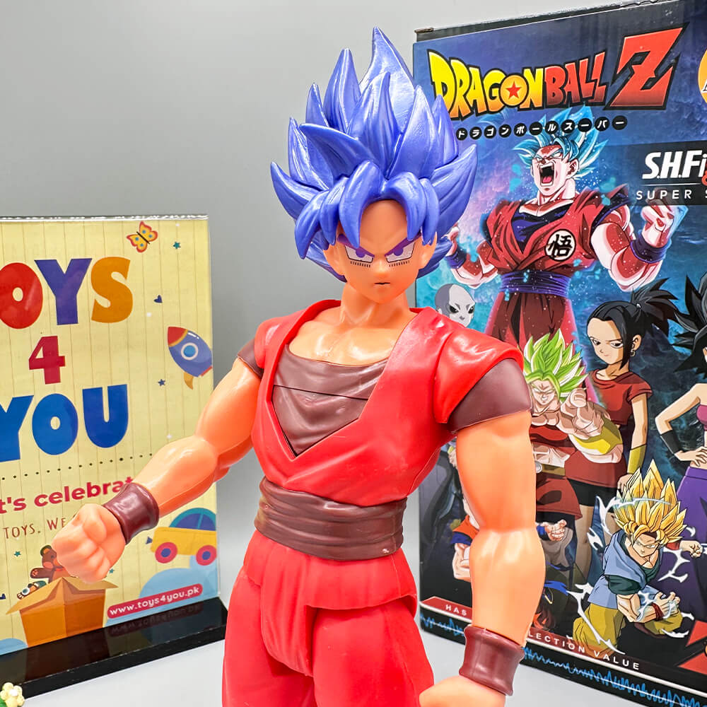 DRAGON BALL Z GOKU SUPER SAIYAN BLUE KAIOKEN FIGURE SET