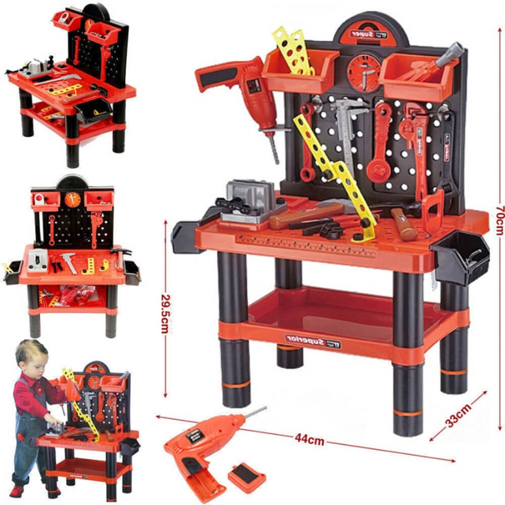 BRICOLAGE AND TOOLS MULTIFUNCTIONAL PLAYSET FOR KIDS