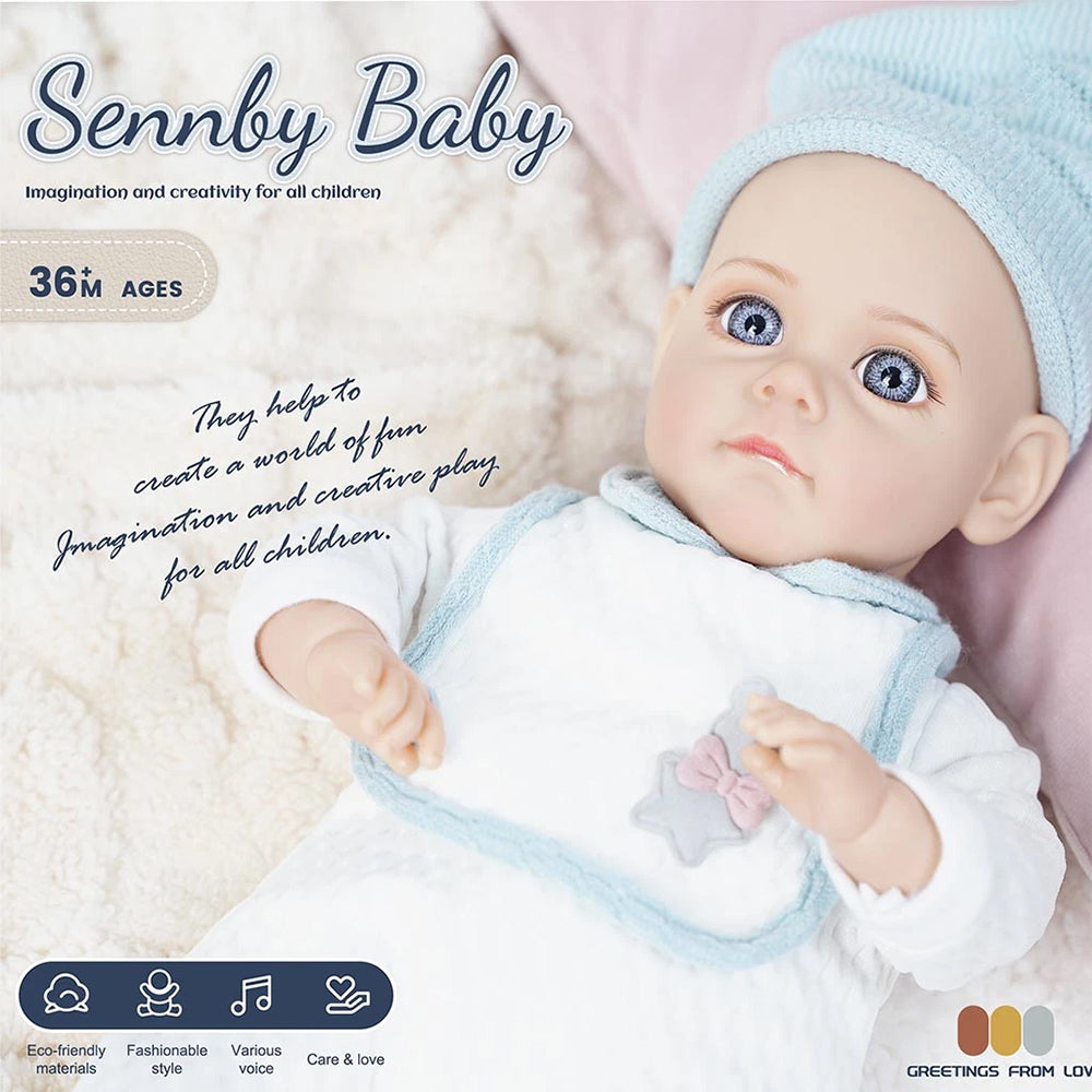 SENNBY BABY COTTON BODY 14 INCH REBORN DOLL