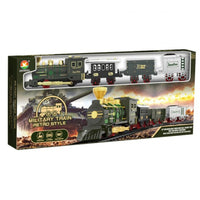 Thumbnail for MILITARY TRAIN RETRO STYLE WITH 3 CARRIAGE