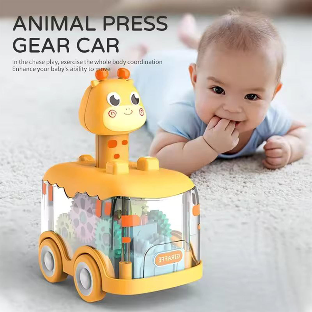 PRESS GEAR CAR TOY FOR KIDS