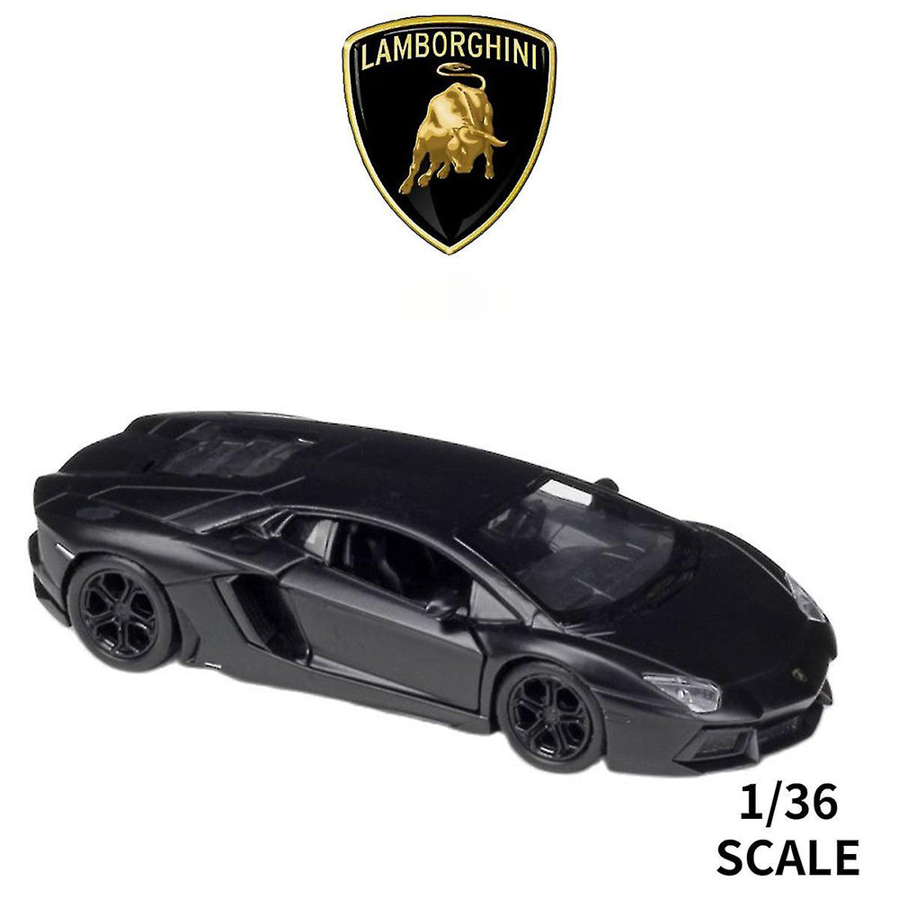 1:36 PULL BACK LAMBORGHINI AVENTADOR LP750-4 SV DIECAST METAL ALLOY CAR