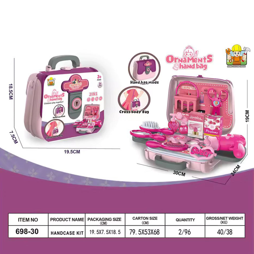 KIDS HAIR SALON PLAY SET - 24 PC