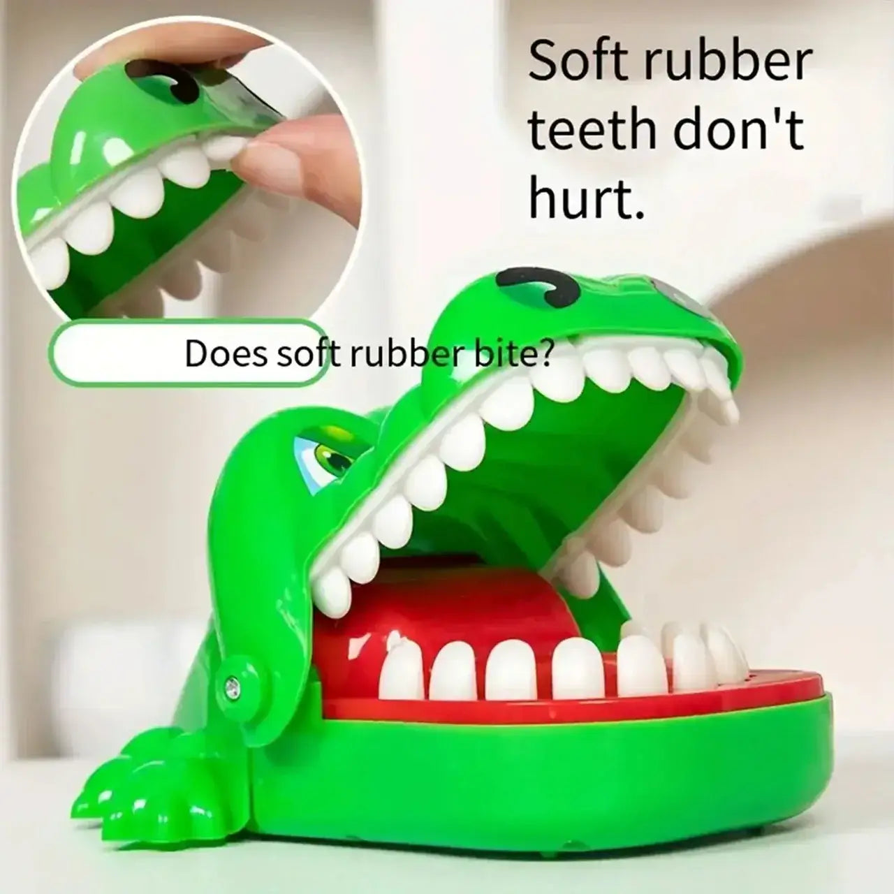 MINI CROCODILE BITING FINGER FUNNY GAME