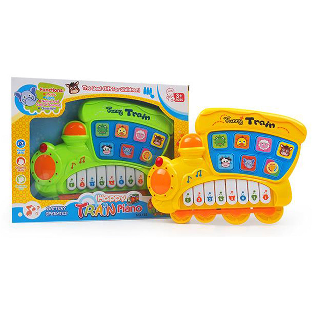 EDUCATIONAL LEARNING PIANO TRAIN TOY