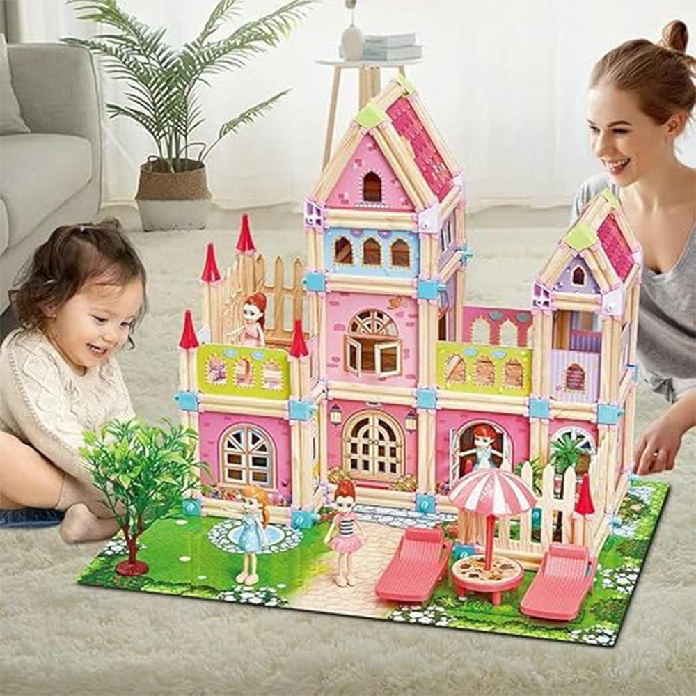 COLORFUL CREATIVE PRINCESS CASTLE SET