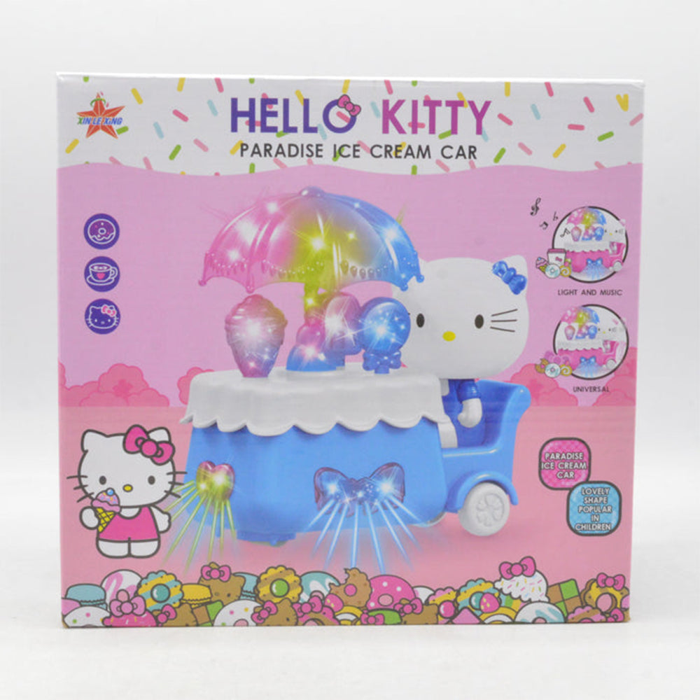 HELLO KITTY ICE CREAM CAR WITH LIGHT & SOUND