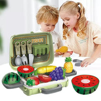 Thumbnail for FRUIT & VEGETABLES PORTABLE SUIT CASE PLAY SET