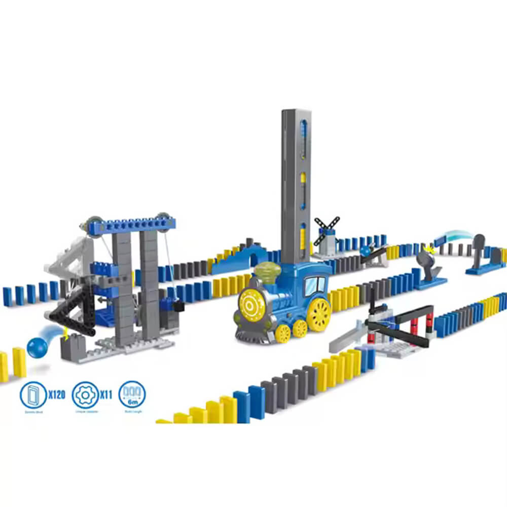 DOMINO BRICKS TRAIN PLAY SET