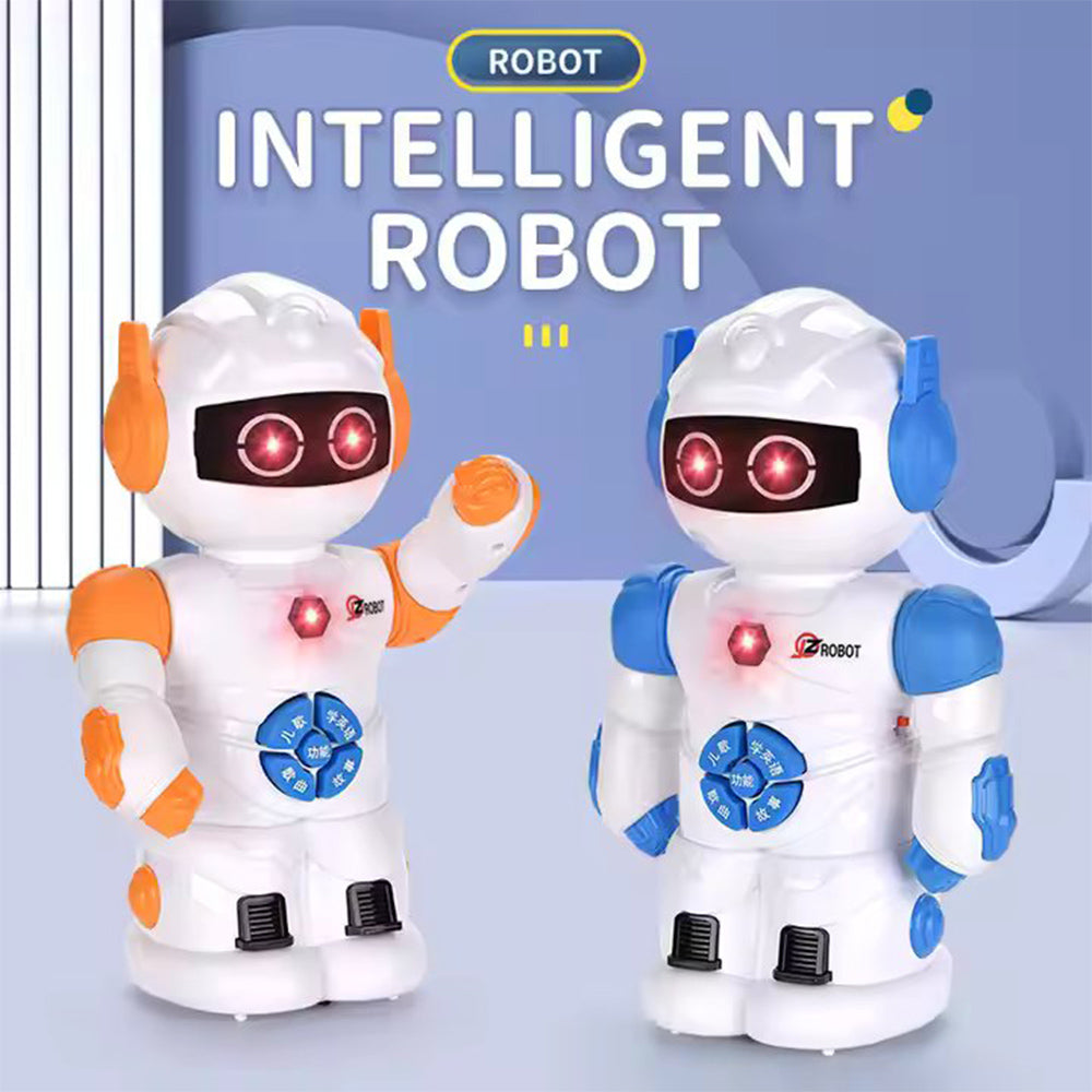 INTERACTIVE INTELLIGENT ROBOT TOY WITH SOUNDS AND LIGHTS