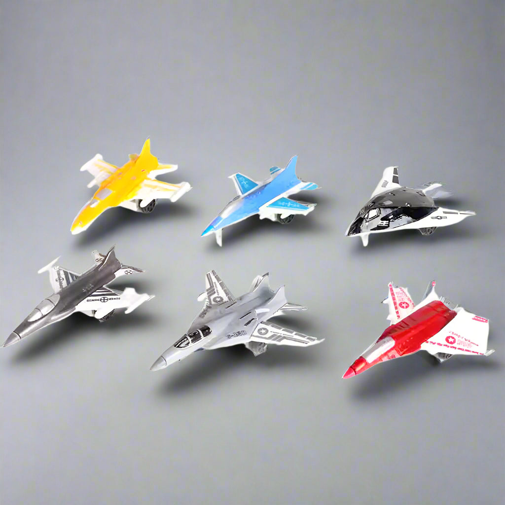 SIMULATION DIE CAST PULL BACK AIRCRAFT TOY