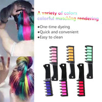 Thumbnail for INSTANT BLENDABLE HAIR COLOR COMB - 6 PCS