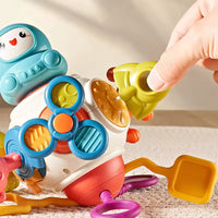 Thumbnail for 8 IN 1 BUSY BOARD CUBE MONTESSORI SENSORY TOY
