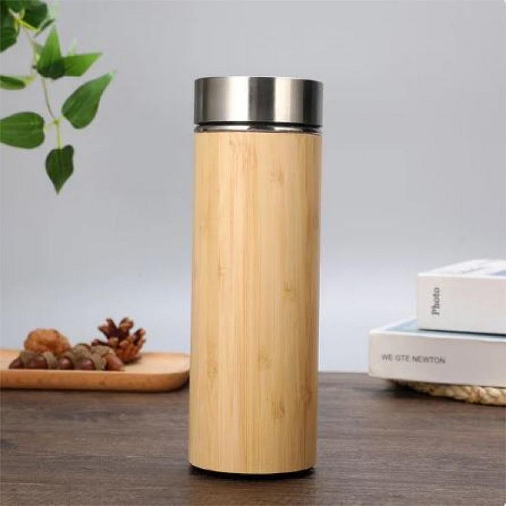 WOODEN TEMBOO VACUUM WATER BOTTLE