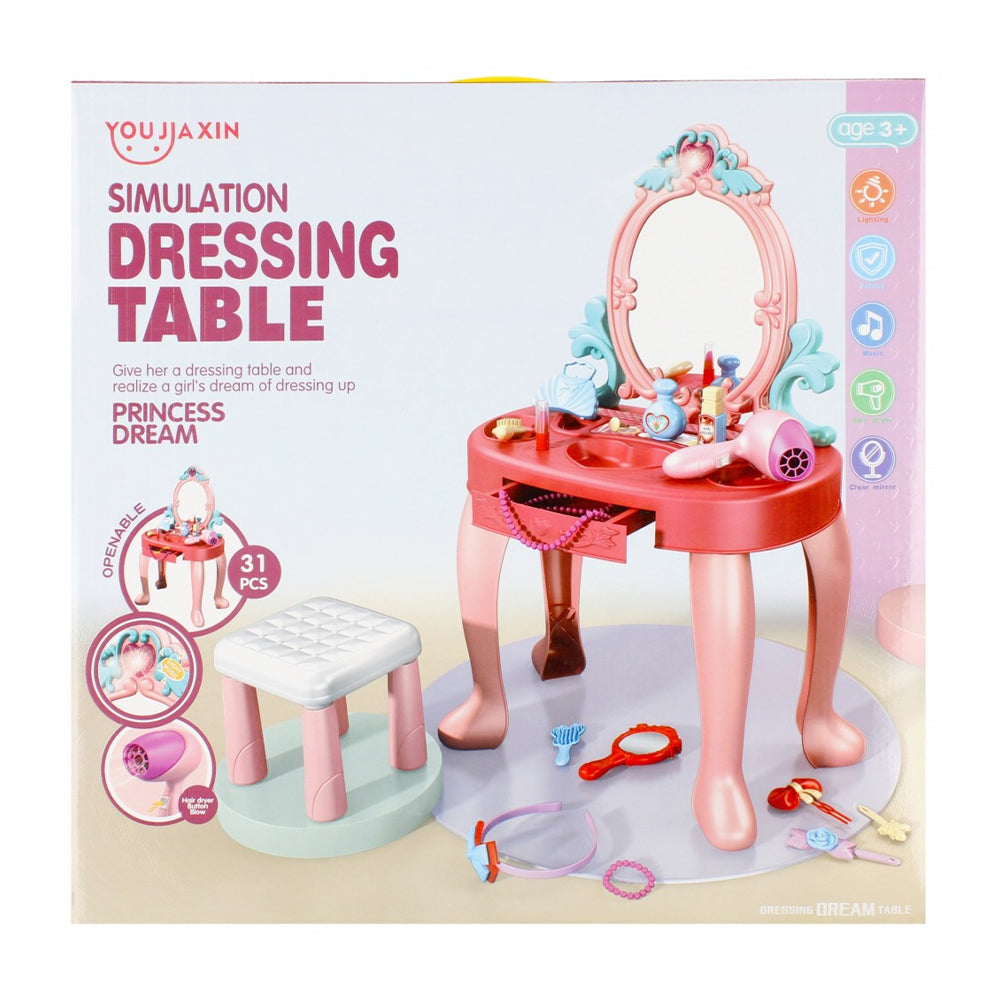 PRINCESS DREAM SIMULATION DRESSING TABLE - 31 PCS