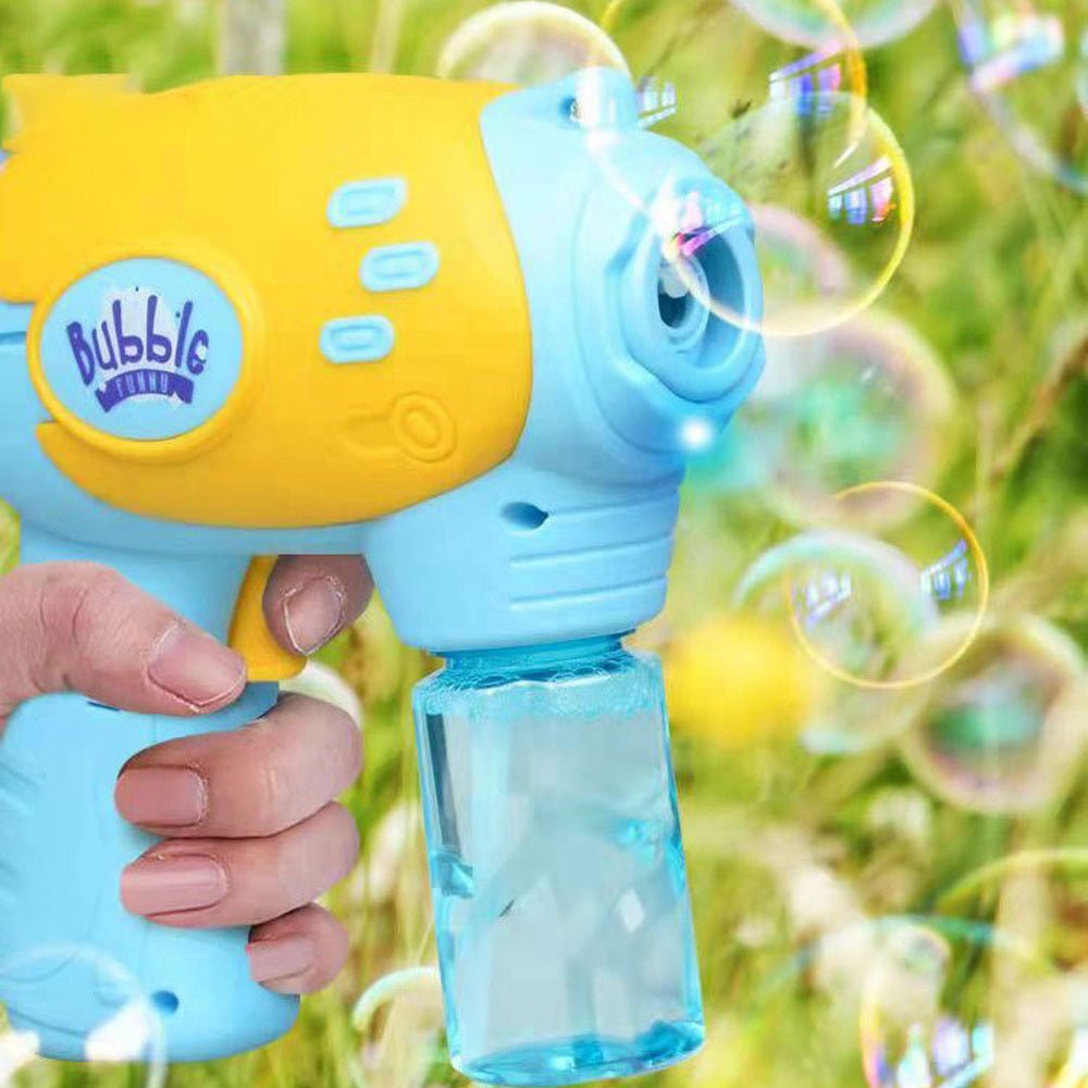 AUTOMATIC LIGHT LED UP ELECTRIC MUSIC BUBBLE GUNS