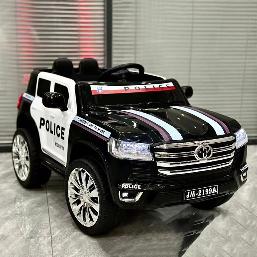 POLICE TOYOTA KIDS RIDE ON JEEP WITH LIGHT & SOUND