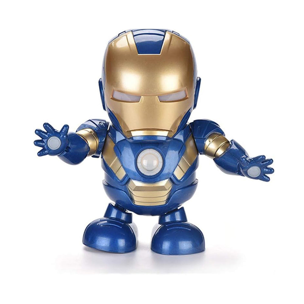 IRON MAN DANCING ROBOT WITH LIGHT & MUSIC TOY FOR KIDS