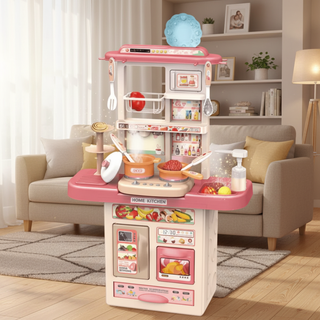 DIY MINI HOME KITCHEN PLAY SET FOR KIDS