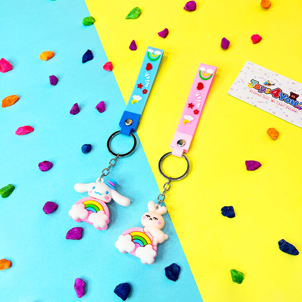 PREMIUM UNICORN RUBBER KEYCHAIN