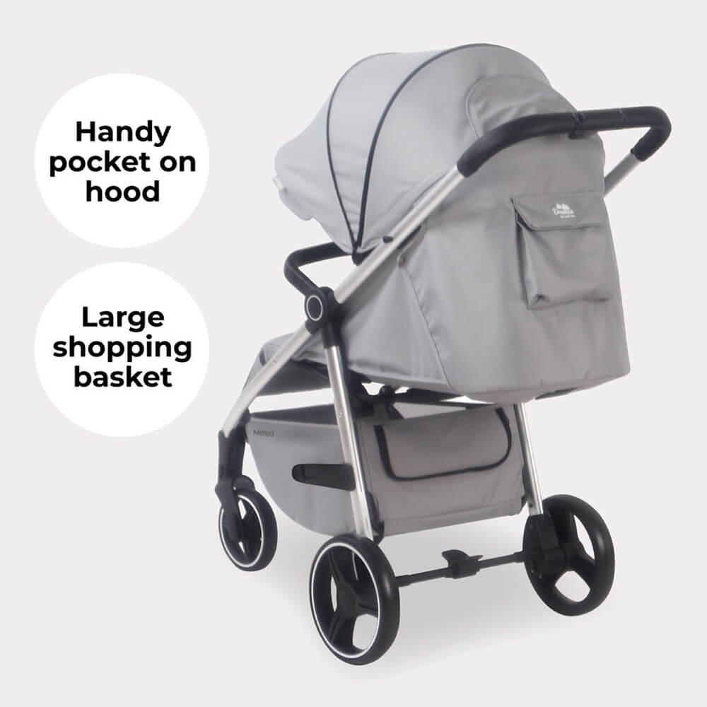 LIGHT-WEIGHT FOLDABLE BABY STROLLER