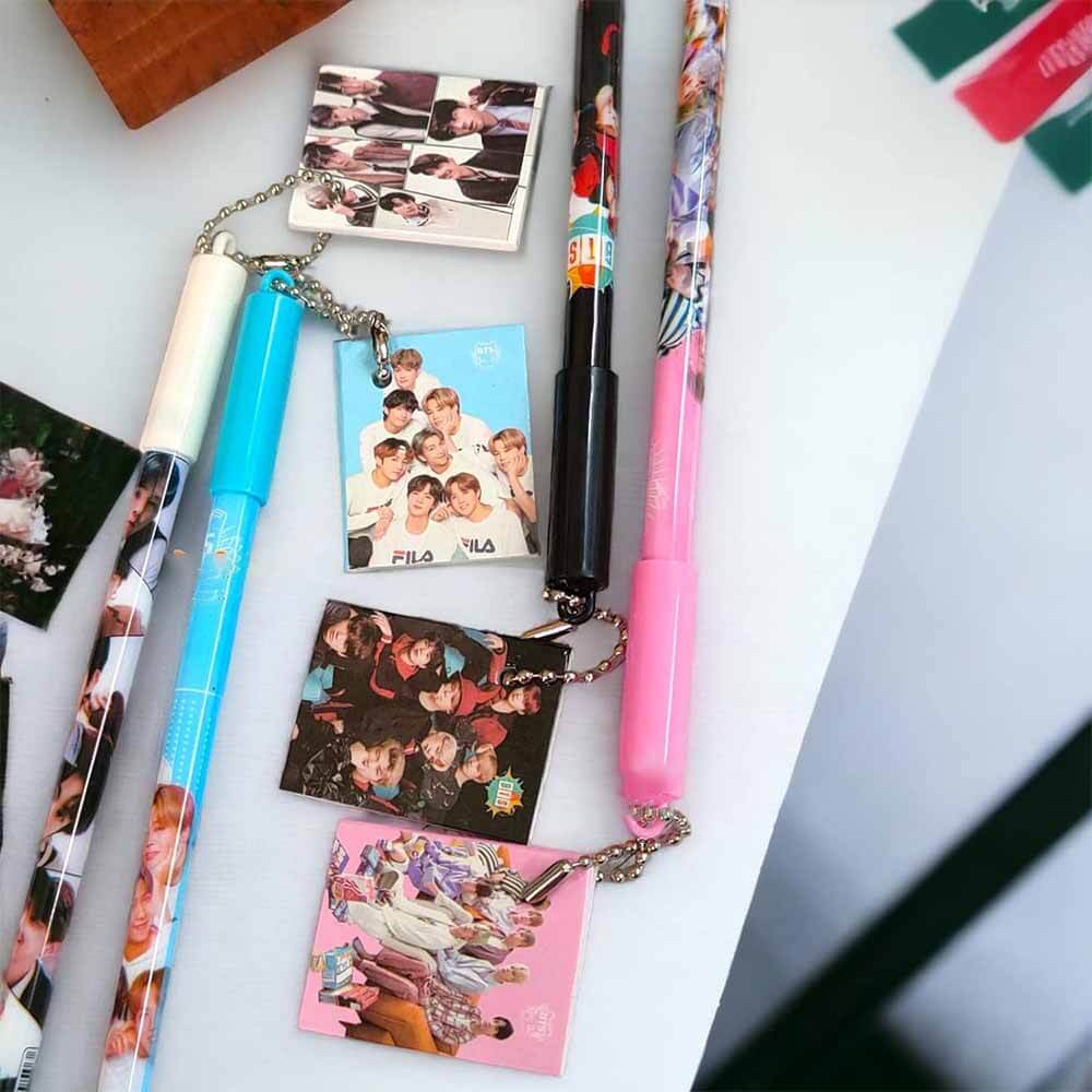 PACK OF 2 BTS DIARY GEL PEN